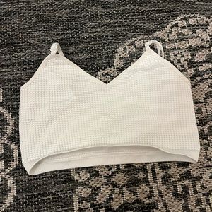 white tank top